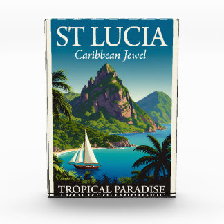 St Lucia Caribbean Jewel  フォトブロック