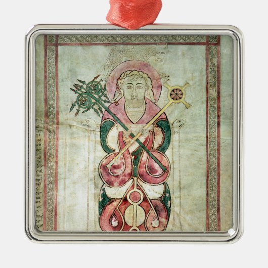 St Lukeおよび彼の飛んだ子牛 メタルオーナメント (正面)