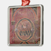 St Lukeの福音のプロローグ メタルオーナメント (左)