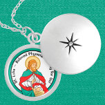 St. Luke、最愛の医師(RLS 08、MedVers) シルバープレートネックレス<br><div class="desc">彼が福音伝道者になる前は、聖ルカは医者であった – 恐らく船の医者であった。ギリシャ人の誕生で、彼は古代の世界で比類のない医学訓練の遺産だった。ギリシャ神話によると、アポロの息子のアスクレピウスが最初の医師であり、今日に至るまで、アスクレピウスのロッドは医学の普遍的なシンボルである。しかし、おそらく姿は、ヒポクラテスよりも初期のギリシャ医学の歴史の中で大きく見えるものではない。「医学の父」として知られるヒポクラテスはコス島に医学部を設立し、ヒポクラテスのトリートメントと共にヒポクラテスのコーパスで数多くの病気とその病気を記録し、現在も使用されている医師に対してヒポクラテスの宣誓を開発した。 医師としての聖ルカの私たちのイメージは、エバンジェリストの聖ルカの19世紀のクロマトグラフの再作業である（私たちのRLS 08）。我々は翼を持つ牛の彼の属性を削除し、彼の花冠の色を変更し、いくつかの「薬効の」touchを追加した。我々は今、聖ルカを白いローブかチュニックに、緑のマントルを赤い裏地に身を包んでいる。白は医師のラボのコートの色である。緑は「Hospital Scrubs Green」(16進コード#45AC8B)と呼ばれる特定の日陰で、自己説明的である。そして、リーチは、WWI赤十字のナースの暗来色のネイビーブルーの帽子の裏地から裏地の赤い。我々は、聖ルカのマントルにアスレピオスのピンの個別の金ゴールドロッドを追加し、彼に茶色の革のサチェル、ポーチの中のギザギザのいくつかの瓶、古代ギリシャの外科手術楽器の木製のケース（すべての製品で表示されない）を提供した。 聖ルカは聖パウロと布教旅行で広く旅をした。彼らは仲良くなった。エペソのクリスチャンたちからの挨拶を受け入れた聖パウロは、最初にコロッシ人への手紙の中で聖ルカを「最愛の医者」と呼んだ(4:14)。 聖ルカは医師と外科医のパトロンである。  Feast: 10月18日 アンティーククレジット（RLS 08；医学版）：赤い手紙の聖人の本から聖ルカ伝道者の伝道者のイメージの再作業など、クリスチャン知識を促進する社会のためにドイツのE. Kaufmann,  Lahr,  Badenによって印刷された/ S.P.C.K. 65.デザイナーのプライベート・ライブラリーから。 その他の画像クレジット：WikiMedia Commonsと革袋から、Johnny-automaticによって、両方のCC0 1.0ユニバーサル(CC0 1.0)パブリックドメイン献身；コンピュータは木製ケースで古代ギリシャの外科手術楽器の19世紀のラインスケッチを着色した， PD-Art-100; satchel,  by Saint_豊穣。  P.S.このデザイン」機能は、ラウンドブレスレット、チャーム、リング、ラペルピン、カフリンク、タイバー、プレミアム金属キーホルダーを作成する！- – またはその問題のための任意のラウンドアイテム。</div>