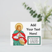 St. Luke、最愛の医師(RLS 08、MedVers) ポストカード (スタンド正面)