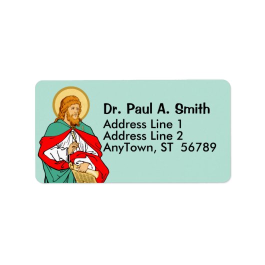 St. Luke、最愛の医師(RLS 08、MedVers) ラベル (正面)