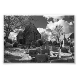 St. Luke's Churchyard, Norland  フォトプリント