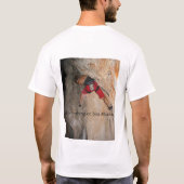 St. Maartenの岩登り Tシャツ (裏面)