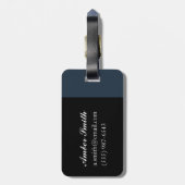 St. Maarten空港の近くの警告標識、 ラゲッジタグ (裏面縦)