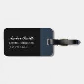 St. Maarten空港の近くの警告標識、 ラゲッジタグ (裏面横)