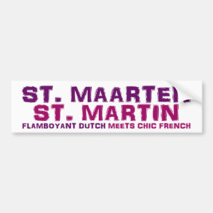 St. Maarten/セントマーチンのバンパーステッカー バンパーステッカー
