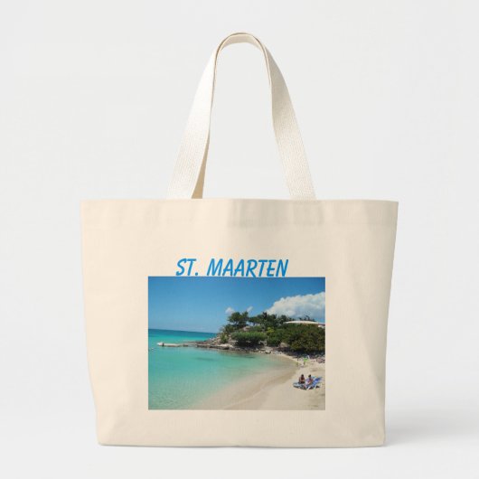 St. Maarten ラージトートバッグ (正面)