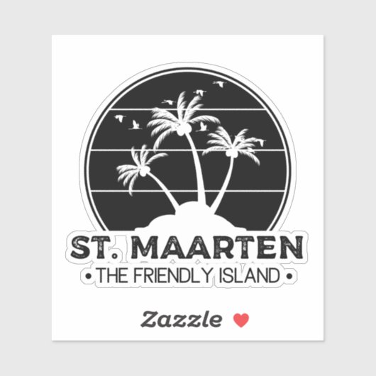 St. Maarten The friendly Island Sint Martin シール (シート)