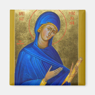 St Macrinaより若い正統アイコン磁石 マグネット