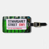 St Margaretの通り-ウエストミンスター ラゲッジタグ (正面横)