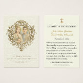 St. Maria Goretti & St. Pier Giorgio Wedding  (正面&裏面)