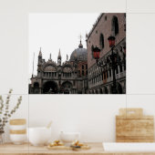 St Markポスターの広場と大聖堂 ポスター (キッチン)