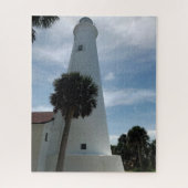 St Marks Lighthouse in Florida ジグソーパズル (縦)