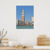 St. Marks Plaza and Tower – ヴェネツィア，イタリア – 写真 ポスター (キッチン)