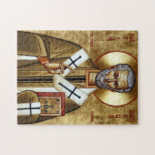 St. Martin the Merciful Orthodox Christian Icon ジグソーパズル (横)