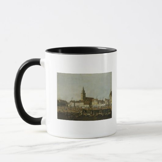 St MaryとのNeue Marktの眺め マグカップ (左)