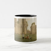 St Maryの大修道院、ヨーク、c.1778 (キャンバスの油) ツートーンマグカップ (中央)