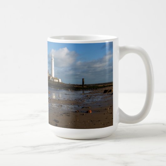 St Maryの島| Whitley、イギリス コーヒーマグカップ (右)