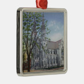 St Maryの教会の外観 メタルオーナメント (右)