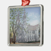 St Maryの教会の外観 メタルオーナメント (左)