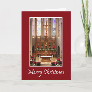 St Maryの美しいクリスマスの聖域 シーズンカード