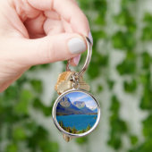 st. Mary湖、グレーシャー国立公園、モンタナ キーホルダー (手)