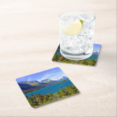 st. Mary湖、グレーシャー国立公園、モンタナ スクエアペーパーコースター (インサイチュ)