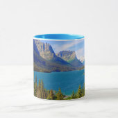 st. Mary湖、グレーシャー国立公園、モンタナ マグカップ (中央)