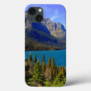 st. Mary湖、グレーシャー国立公園、モンタナ iPhone 13ケース