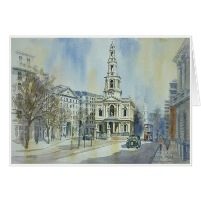 St Mary le Strandロンドン (正面横)