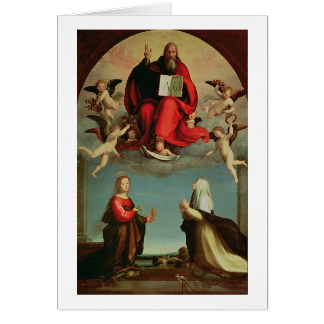 St Mary MagdalenおよびSt. Catheriに現われている神 (正面)