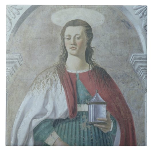 St Mary Magdalene 1466年(フレスコ画) (詳細) (62を見て下さい タイル (正面)