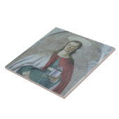 St Mary Magdalene 1466年(フレスコ画) (詳細) (62を見て下さい タイル (側面)