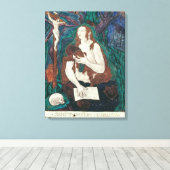 St. Mary Magdalene, Limousin Workshop キャンバスプリント (インサイチュ (ウッドフロア))