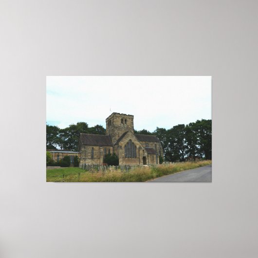 St Mary The Virgin Church Nunthorpe キャンバスプリント (正面)