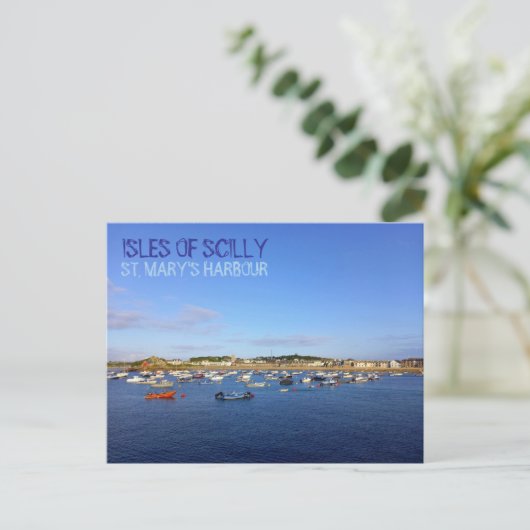 St. Mary's Harbour - Isles Of Scilly ポストカード (スタンド正面)