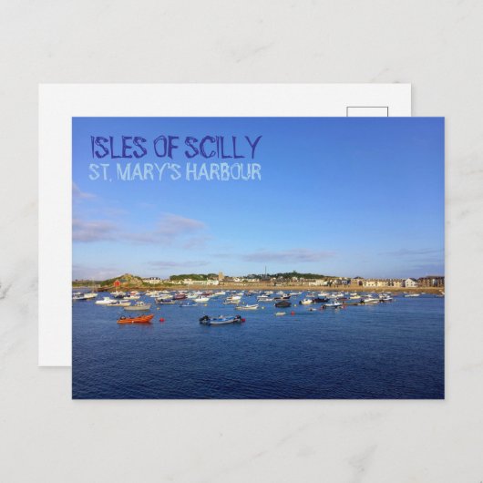 St. Mary's Harbour - Isles Of Scilly ポストカード (正面/裏面)