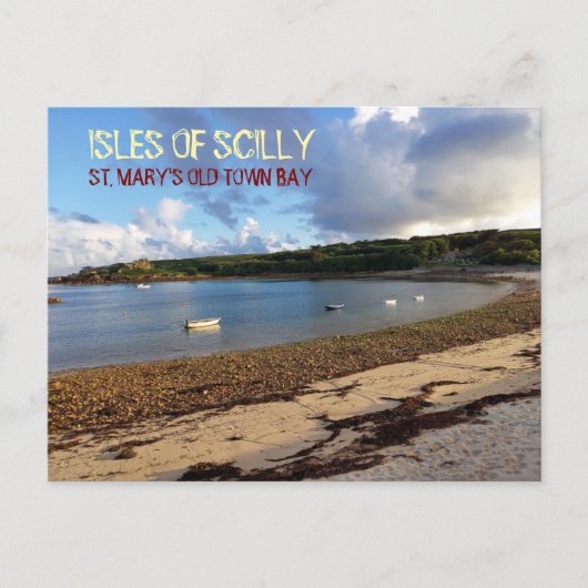 St. Mary's Old Town Bay - Isles Of Scilly ポストカード (正面)