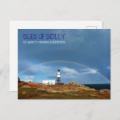 St. Mary's Peninnis Lighthouse - Isles Of Scilly ポストカード (正面/裏面)