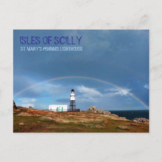 St. Mary's Peninnis Lighthouse - Isles Of Scilly ポストカード (正面)