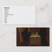 St. Maurを賛美しているSt.ベネディクト 名刺 (正面/裏面)