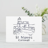St Mawes Castle card サンキューカード (スタンド正面)