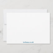 St Mawes Castle card サンキューカード (裏面)