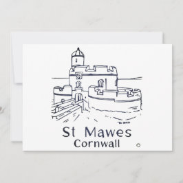 St Mawes Castle card サンキューカード