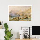 St. Mawes, Cornwall, c.1823 (紙付き) ポスター (ホームオフィス)