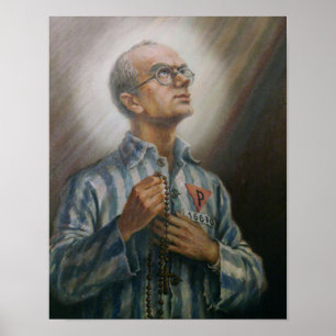 St Maximillian Kolbe ポスター