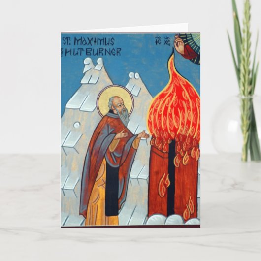 St. Maximus小屋バーナー カード (正面)