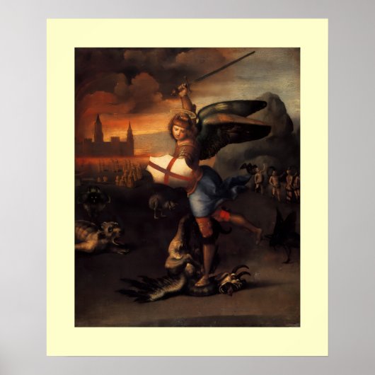 St MICHAEL AND THE DRAGON ポスター (正面)