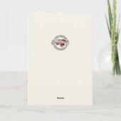 St Michael Archangel Catholic Blessing Card カード (裏面)